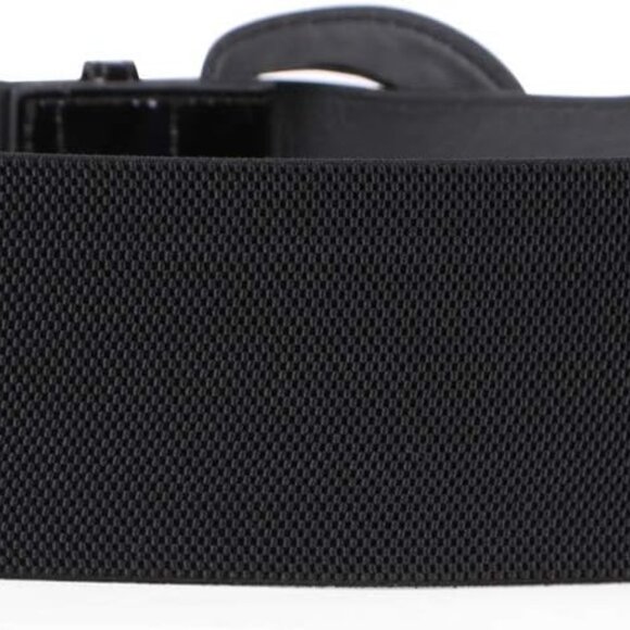 Women Wide Stretchy Belt,Vintage Chunky Buckle Elastic Waist Belts for Women Dre - Picture 5 of 7